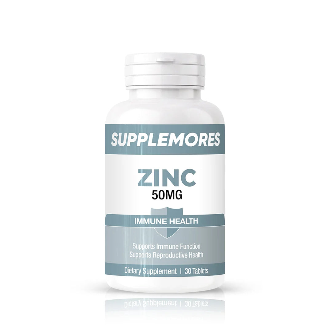 Supplemores Zinc 50mg, 30 Ct