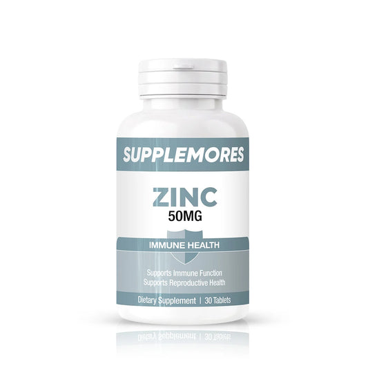 Supplemores Zinc 50mg, 30 Ct
