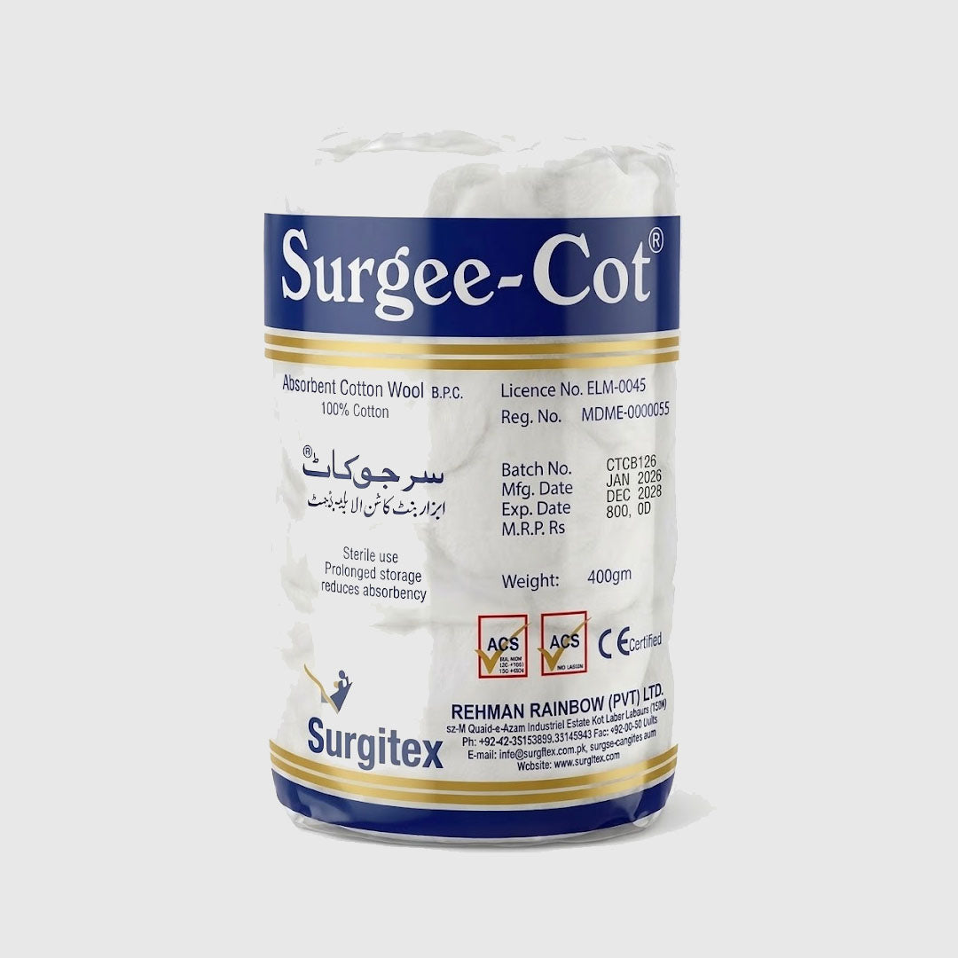 Surgee-Cot Absorbent Cotton Wool - Surgitex