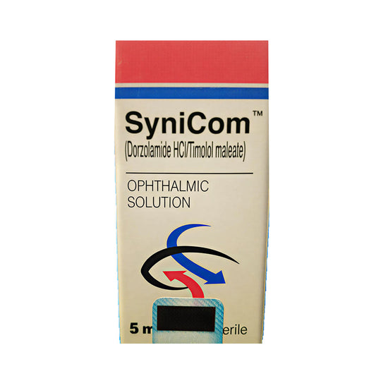 Synicom (Dorzolamide & Timolol) Eye Drops, 5 ml - Barrett Hodgson