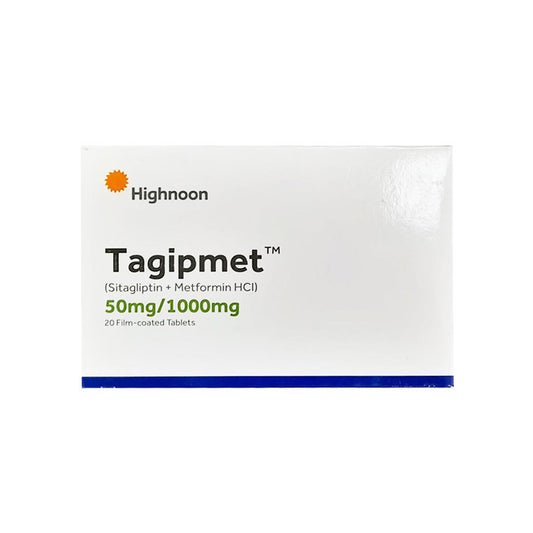 Tagipmet Tablets 50mg/1000mg, 20 Ct - Highnoon