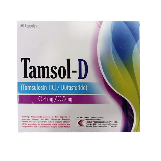 Tamsol-D (Tamsulosin) Capsules, 30 Ct - Global Pharma