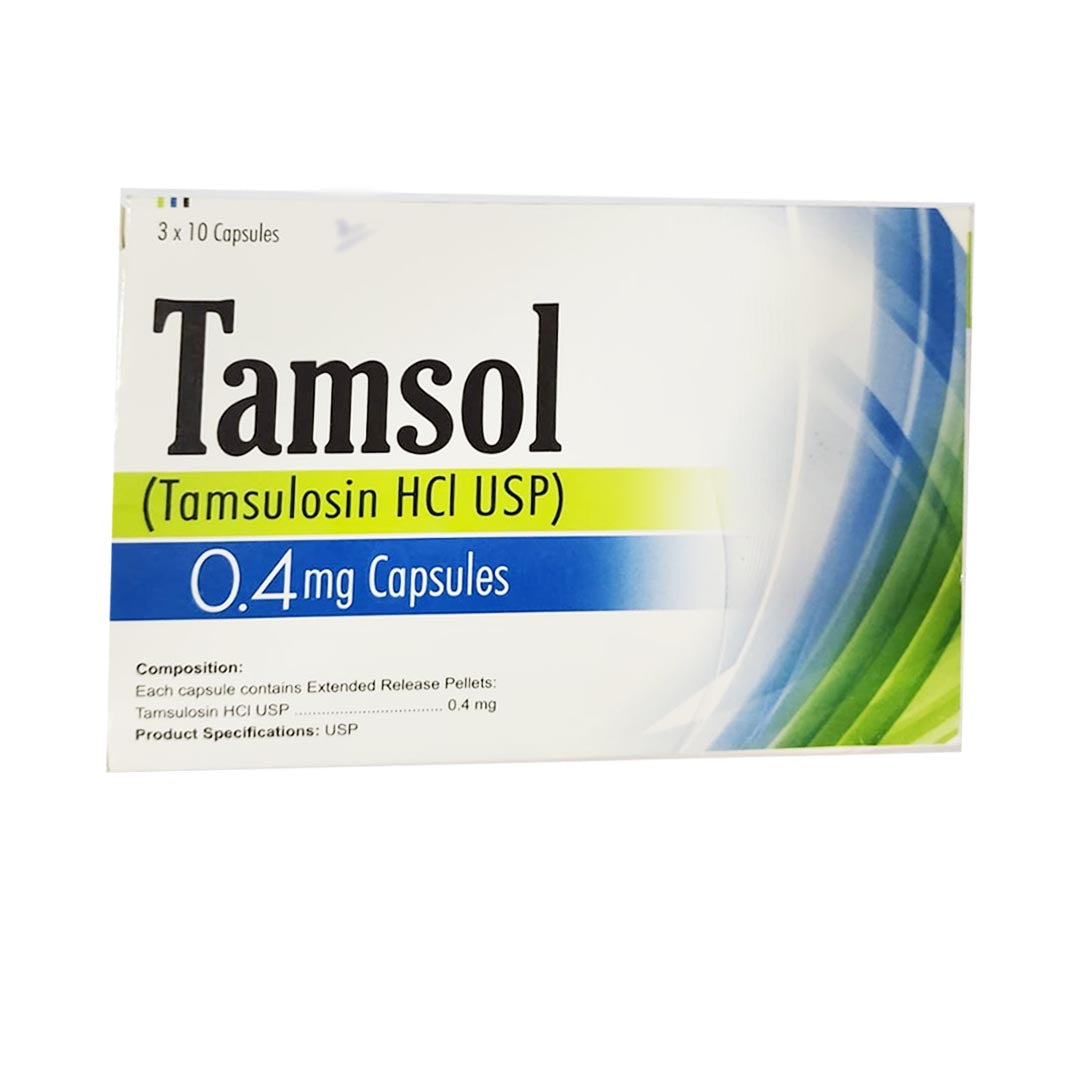 Tamsol 0.4mg Capsules, 30 Ct - Global Pharma