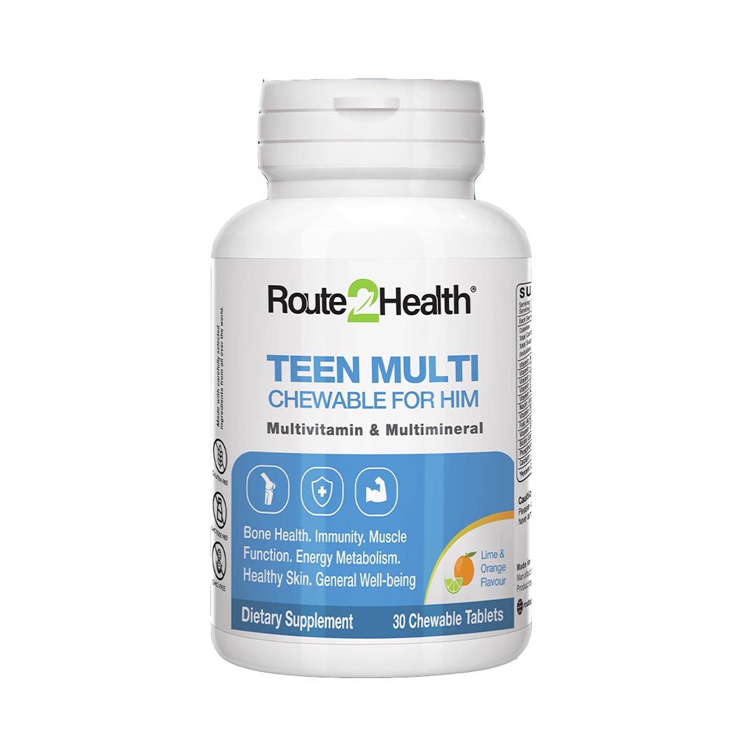 Teen Multi Chewable for Him, 30 Ct - Route2Health