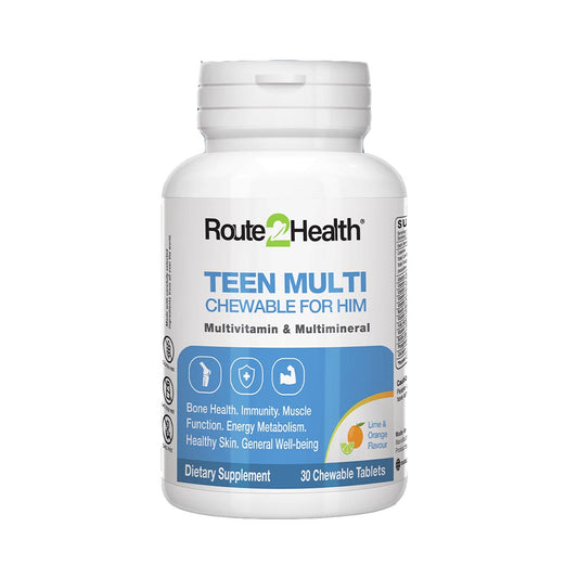 Teen Multi Chewable for Him, 30 Ct - Route2Health