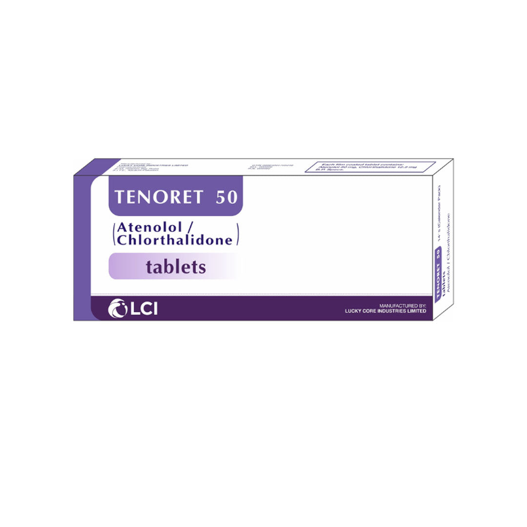 Tenoret 50 Tablet, 14 Ct - LCI