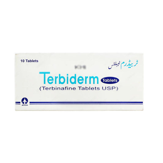 Terbiderm Tablets 125mg, 10 Ct - ATCO