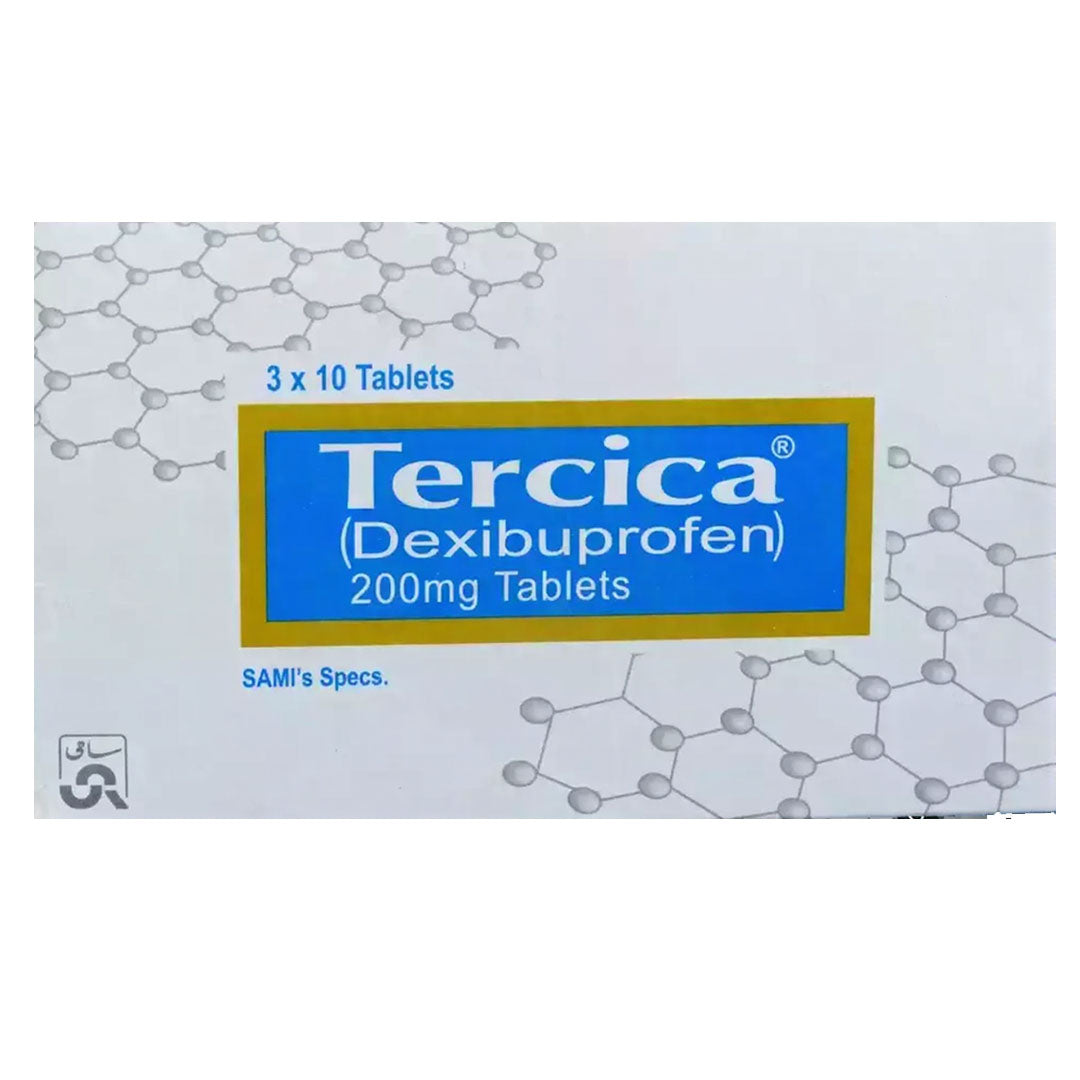 Tercica (Dexibuprofen) 200mg, 30 Ct - Sami Pharma