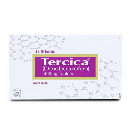 Tercica (Dexibuprofen) 400mg, 30 Ct - Sami Pharma