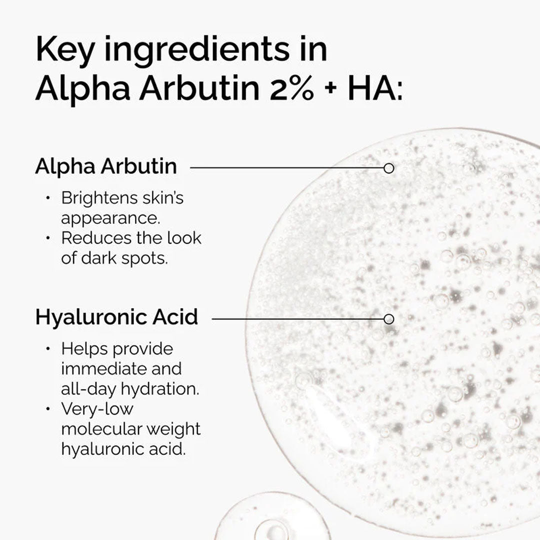 The Ordinary Alpha Arbutin 2% + HA Serum, 30ml