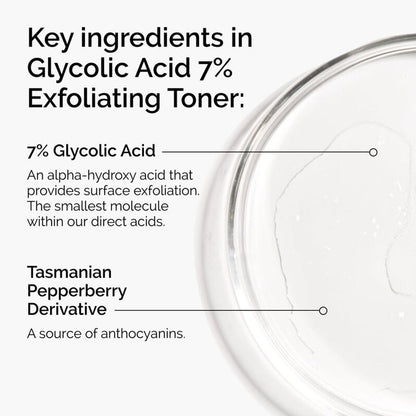 The Ordinary Glycolic Acid 7% Exfoliating Toner, 240ml