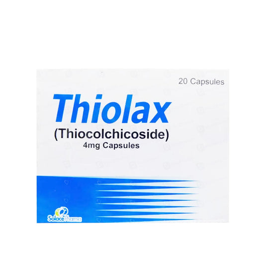 Thiolax Capsules 4mg, 20 Ct - SJG Pharma