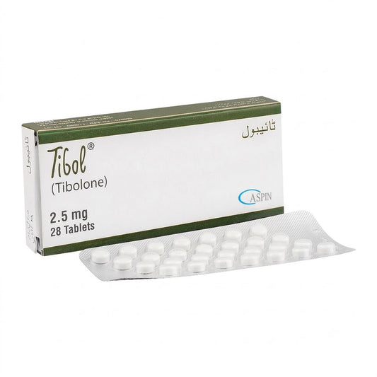 Tibol (Tibolone) 2.5 mg, 28 Ct - Aspin Pharma