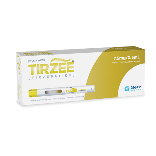 Tirzee (Tirzepatide) 7.5mg/0.5ml Pre-filled Pen, 1 Ct - Getz Pharma