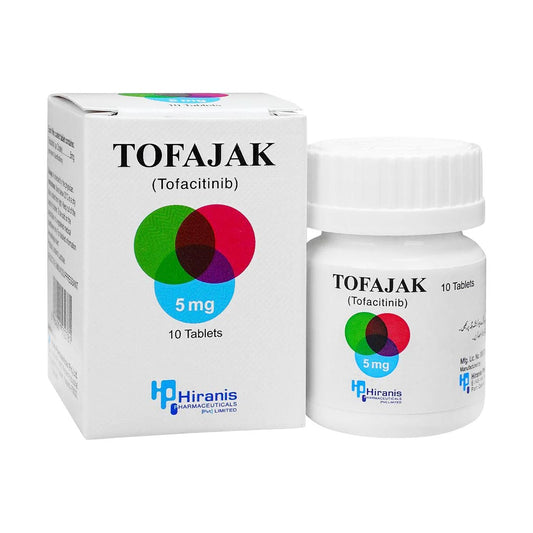 Tofajak Tablets 5mg, 10 Ct - Hiranis Pharmaceuticals