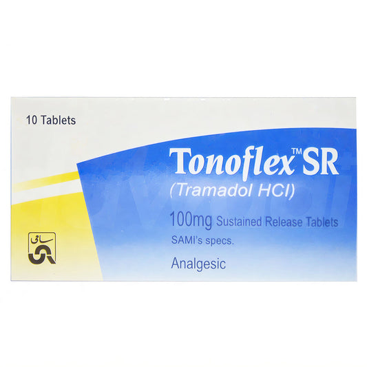 Tonoflex SR (Tramadol) 100mg, 10 Ct - Sami Pharma