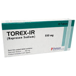 Torex-IR (Naproxen Sodium) 550 mg, 20 Ct - Platinum Pharma