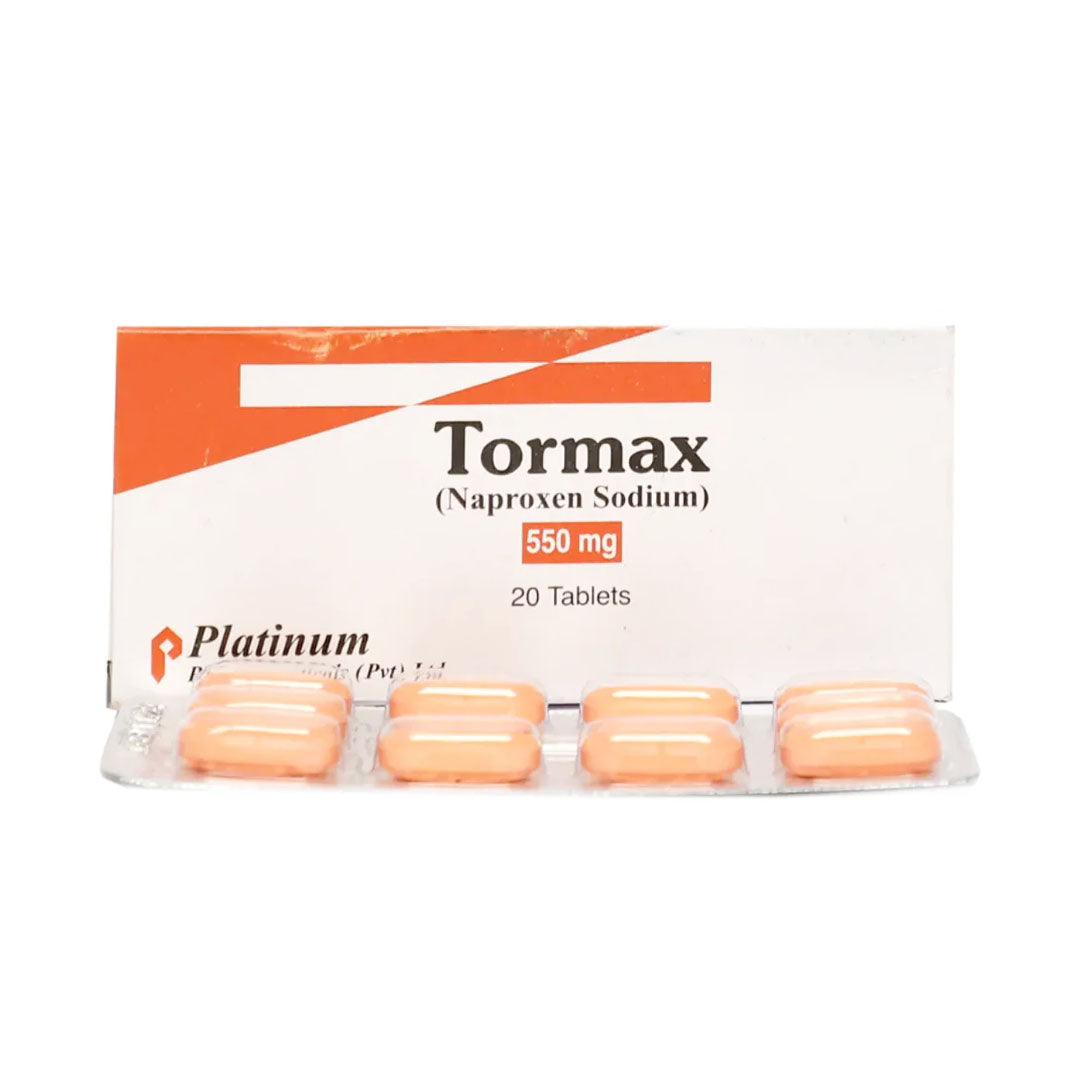 Tormax (Naproxen Sodium) 550 mg, 20 Ct - Platinum Pharma