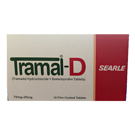 Tramal-D (Tramadol+Dexketoprofen) 75mg+25mg, 10 Ct - Searle