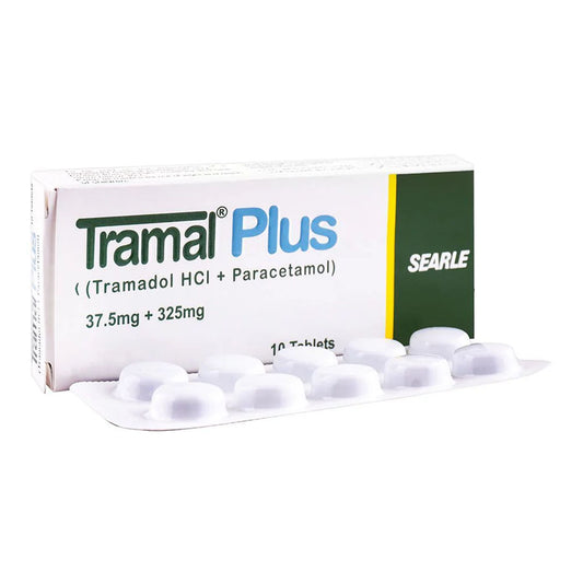 Tramal Plus (Tramadol/Paracetamol) 37.5mg/325mg, 10 Ct - Searle