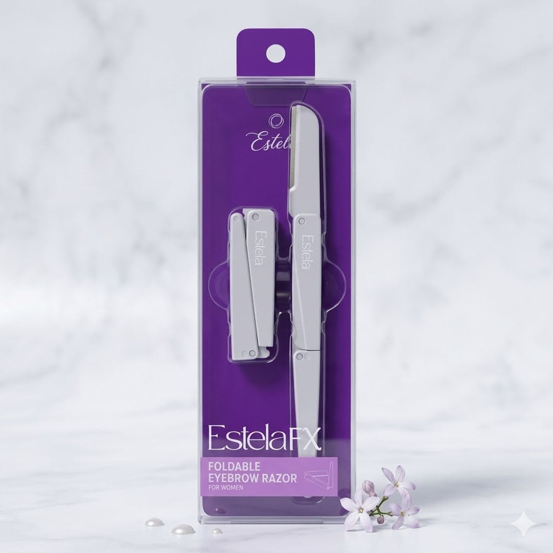 Treet Estela FX Foldable Eyebrow Razor for Women, 1 Ct