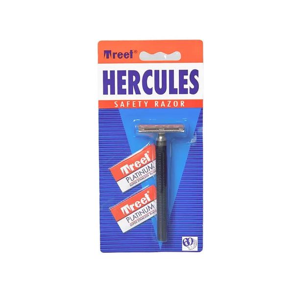 Treet Hercules Safety Razor with 2 Blades