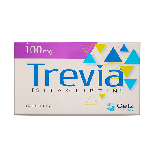 Trevia (Sitagliptin) 100mg, 14 Ct - Getz Pharma