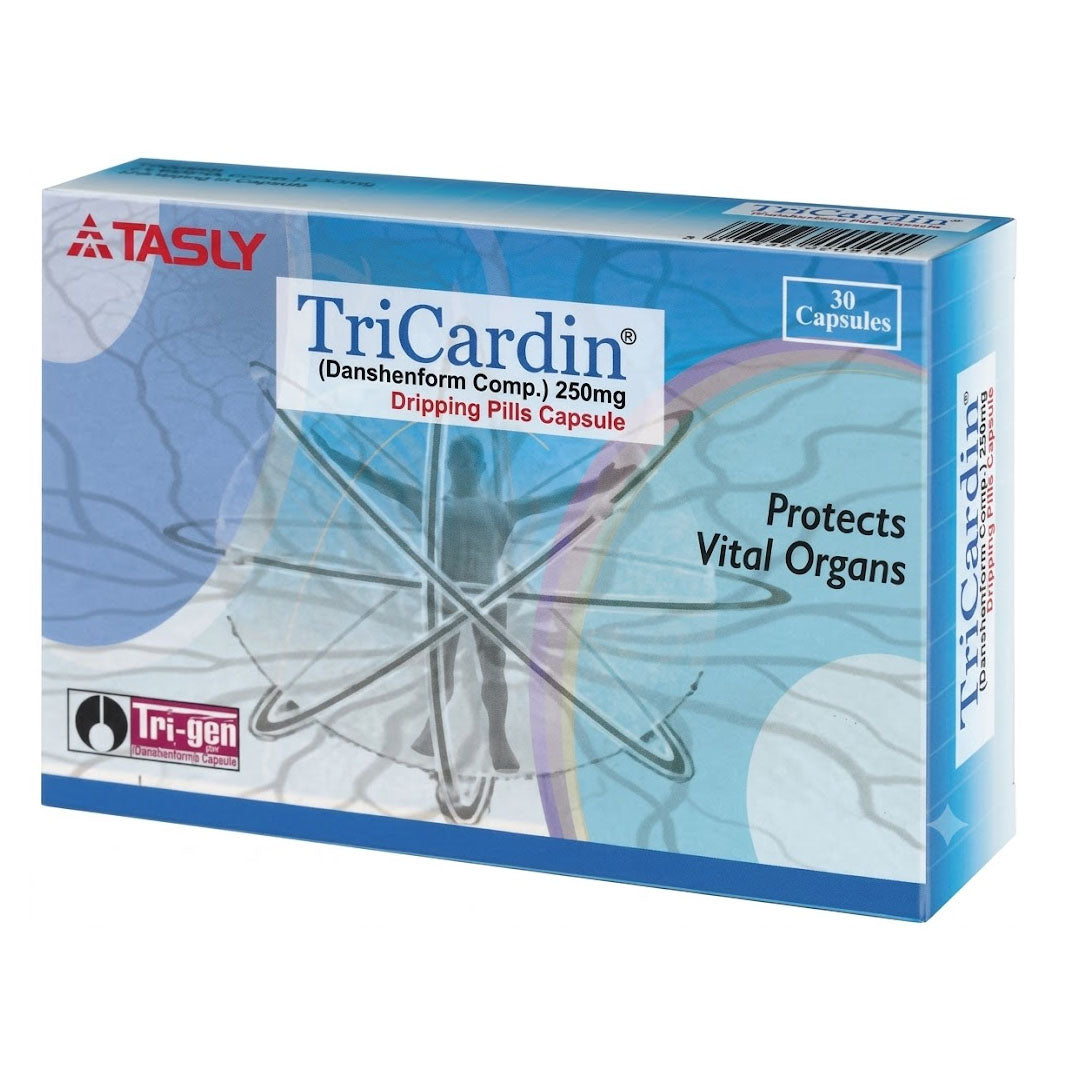 TriCardin (Danshenform Comp.) 250mg, 30 Ct - Tasly Pharma