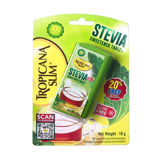 Tropicana Slim Stevia Sweetener Tablets, 300 Ct