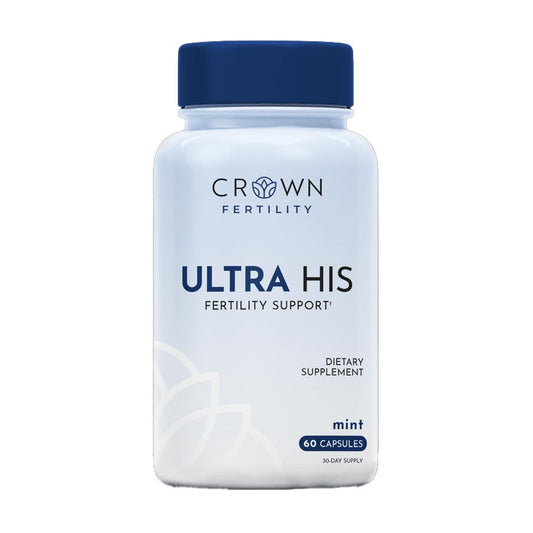 Crown Fertility Ultra His Fertility Support Capsules, 60 Ct