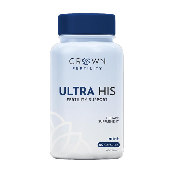 Crown Fertility Ultra His Fertility Support Capsules, 60 Ct