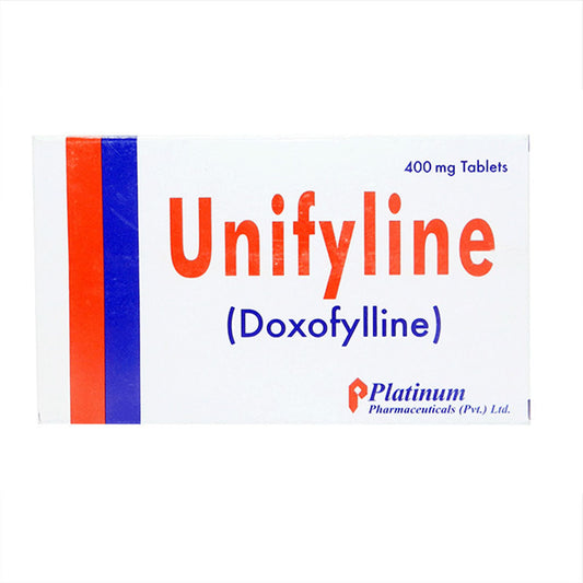 Unifyline (Doxofylline) 400 mg, 20 Ct - Platinum Pharma