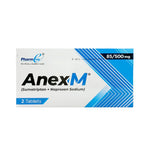 Anex-M Tablets 85/500mg, 2 Ct - PharmEvo