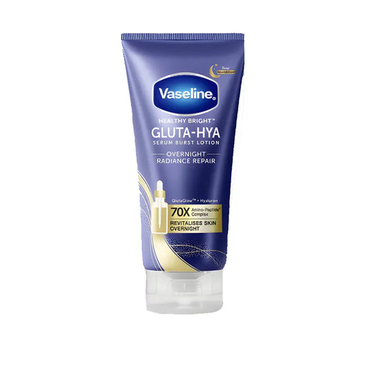 Vaseline Healthy Bright Gluta-Hya Overnight Radiance Repair Serum Burst Lotion, 200 ml