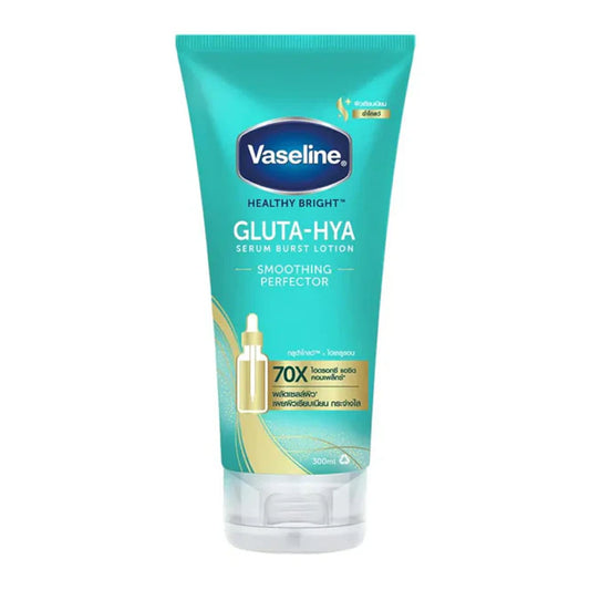 Vaseline Healthy Bright Gluta-Hya Smoothing Perfector Serum Burst Lotion, 300 ml