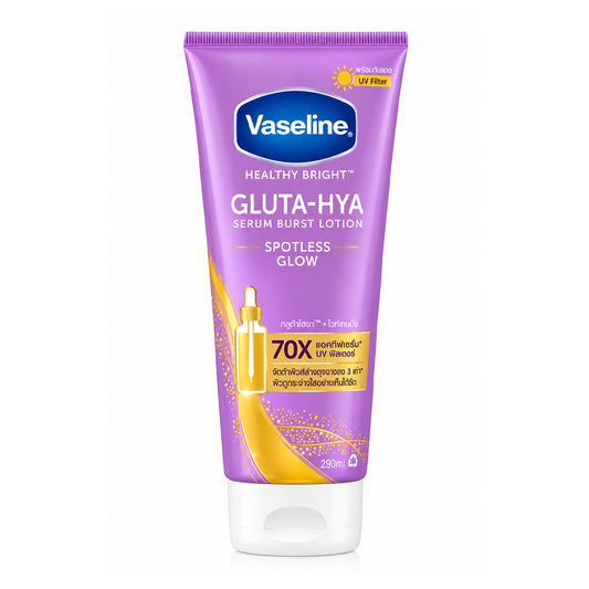 Vaseline Healthy Bright Gluta-Hya Spotless Glow Serum Burst Lotion, 290 ml