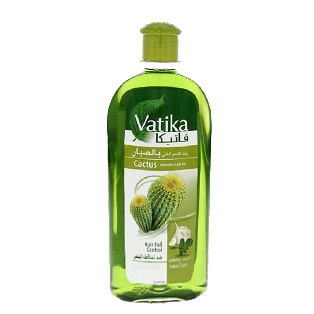 Vatika Cactus Enriched Hair Fall Control Hair Oil, 100ml