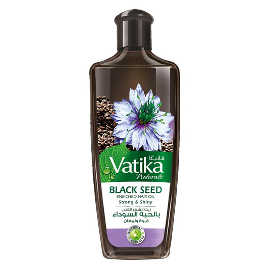 Vatika Black Seed Enriched Strong & Shiny Hair Oil, 100ml