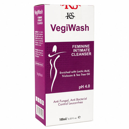 VegiWash Feminine Intimate Cleanser, 100 ml - Montis