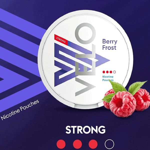Velo Nicotine Pouches - Berry Frost 10mg (Strong), 12 Ct