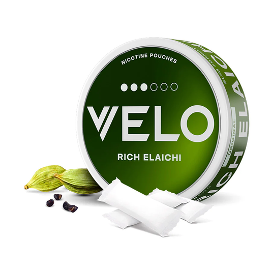 Velo Nicotine Pouches - Elaichi Blast 10mg (Strong), 20 Ct