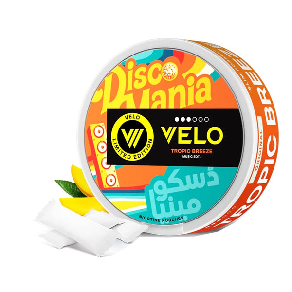 Velo Nicotine Pouches - Tropic Breeze 10mg (Strong), 20 Ct