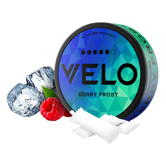 Velo Nicotine Pouches - Berry Frost 14mg (Max), 20 Ct