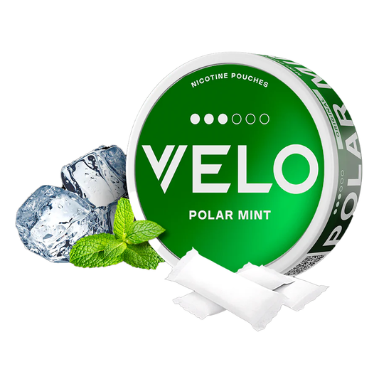 Velo Nicotine Pouches - Polar Mint 10mg (Strong), 20 Ct