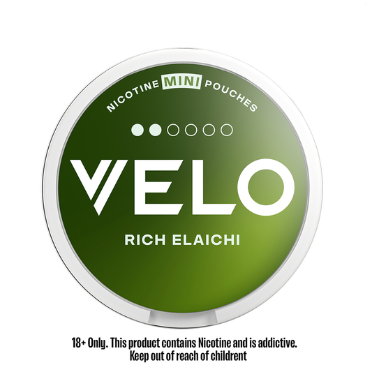 Velo Nicotine Pouches - Rich Elaichi 6mg (Medium), 12 Ct