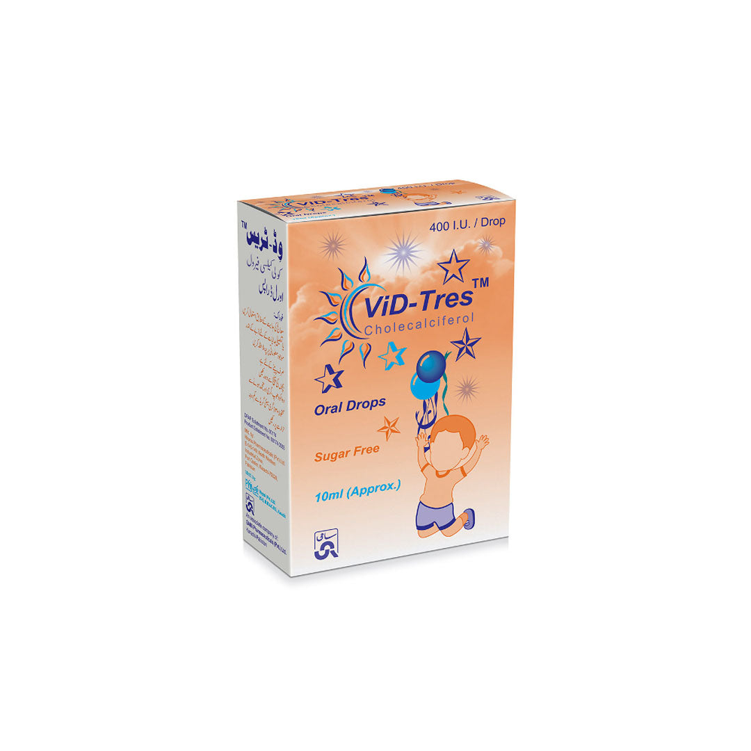 ViD-Tres Oral Drops, 10 ml - Sami Pharma