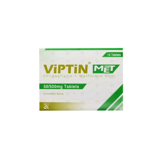 Viptin MET 50/500mg, 14 Ct - Sami Pharma