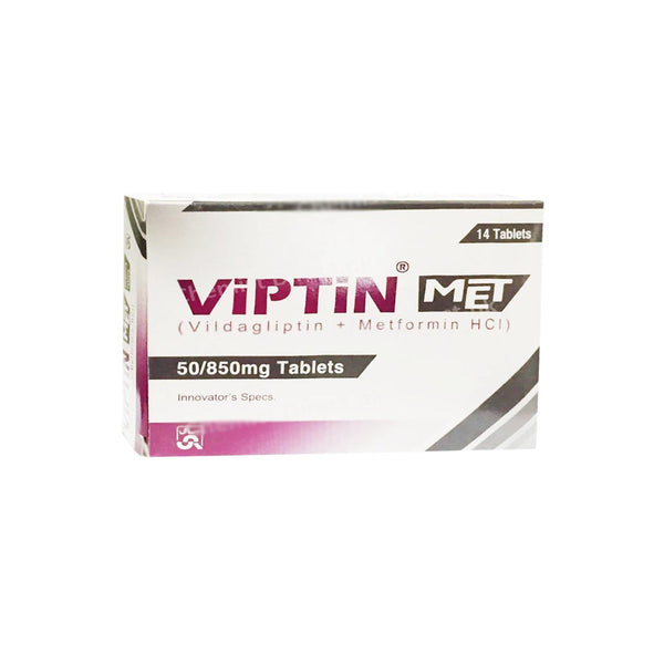 Viptin MET 50/850mg, 14 Ct - Sami Pharma