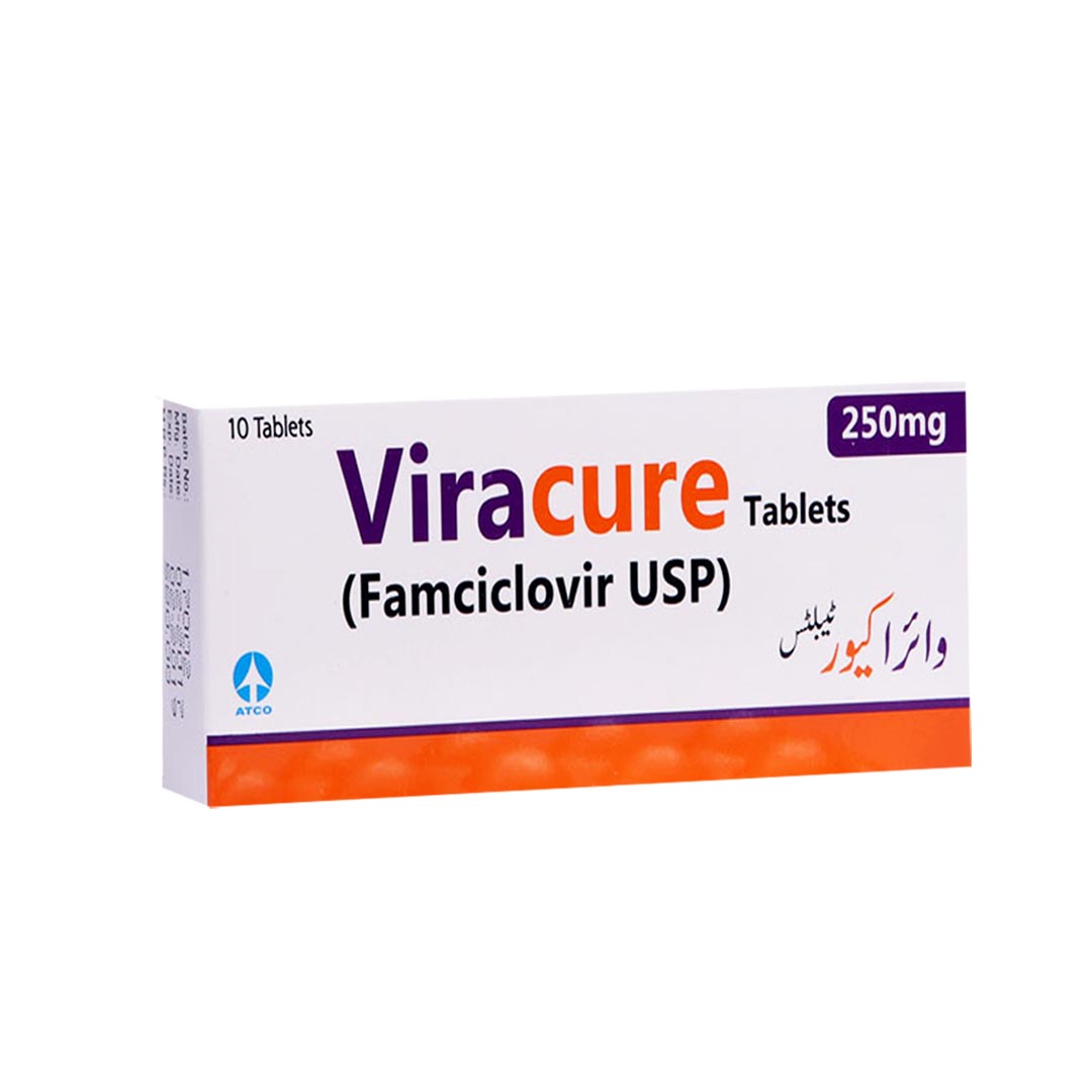ATCO Viracure (Famciclovir) 250mg, 10 Ct Online in Pakistan | Medicine ...