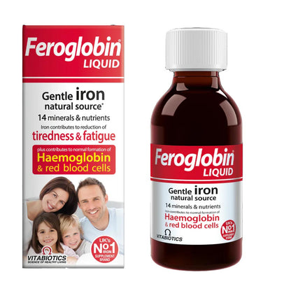 Vitabiotics Feroglobin Gentle Iron Liquid, 200 ml